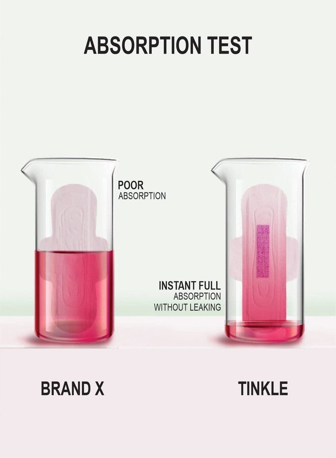 تنكل فوط صحية صغيرة تينكل (دراي كومفورت) للفتيات والمبتدئات والمراهقات والنساء | فوط صحية سميكة بأجنحة | فوط صغيرة للنساء في اليوم الأخير من الدورة الشهرية | فوط صحية لأول دورة شهرية للمراهقات | فوط صحية جافة للمراهقات أثناء الدورة الشهرية | فوط صحية مضادة للطفح الجلدي للمراهقات | حماية من الإفرازات والتنقيط والدورة الشهرية العادية والتسربات | كبير | 240 مم | 120 فوطة صحية للمراهقات - Image 4